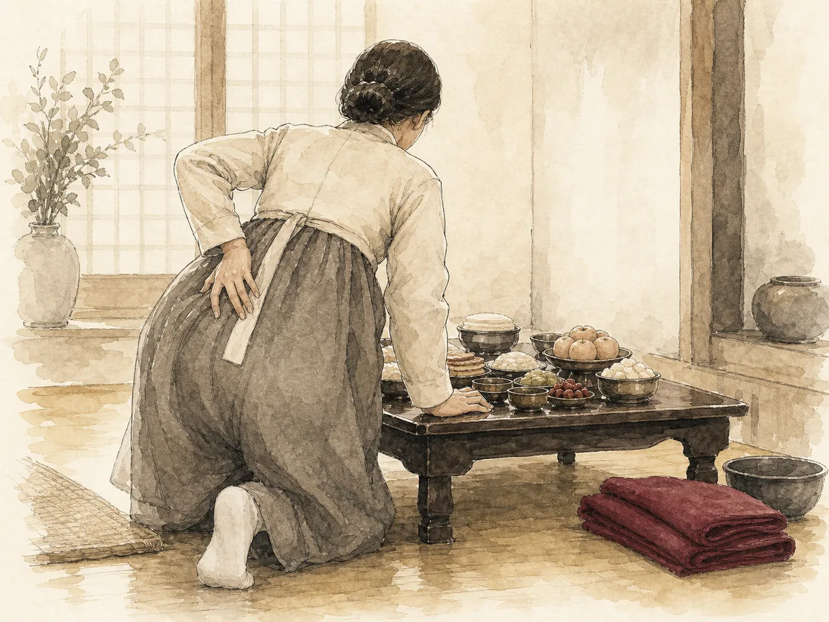 제사 지내고 삐끗한 허리, 오른 다리까지 당길 때