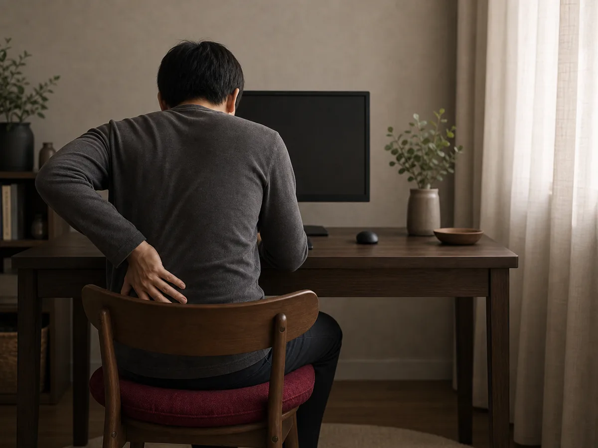 지난 가을부터 오래 앉으면 아픈 꼬리뼈, X-ray는 정상이었습니다