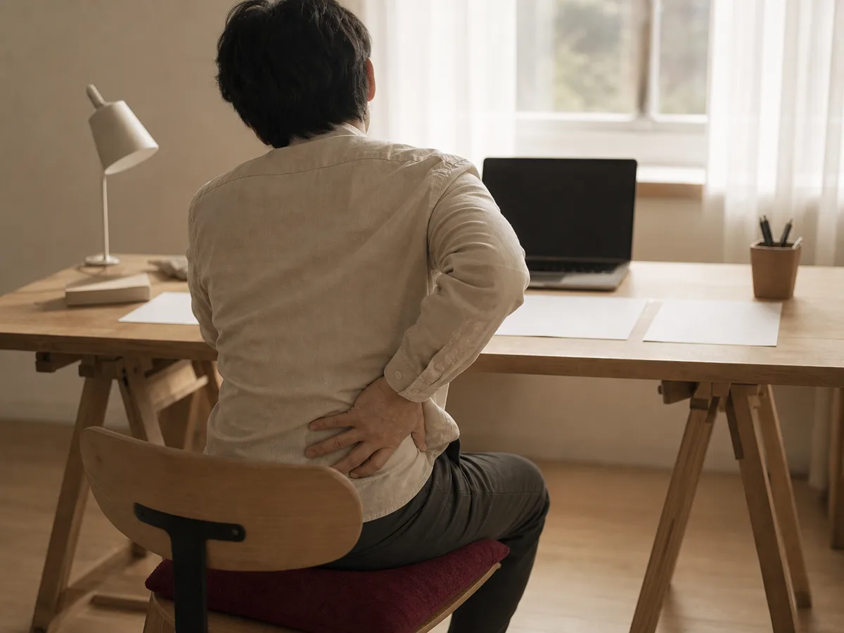 다리로 안 뻗는 허리 가운데 찌릿함, 디스크 초기 신호일까요?