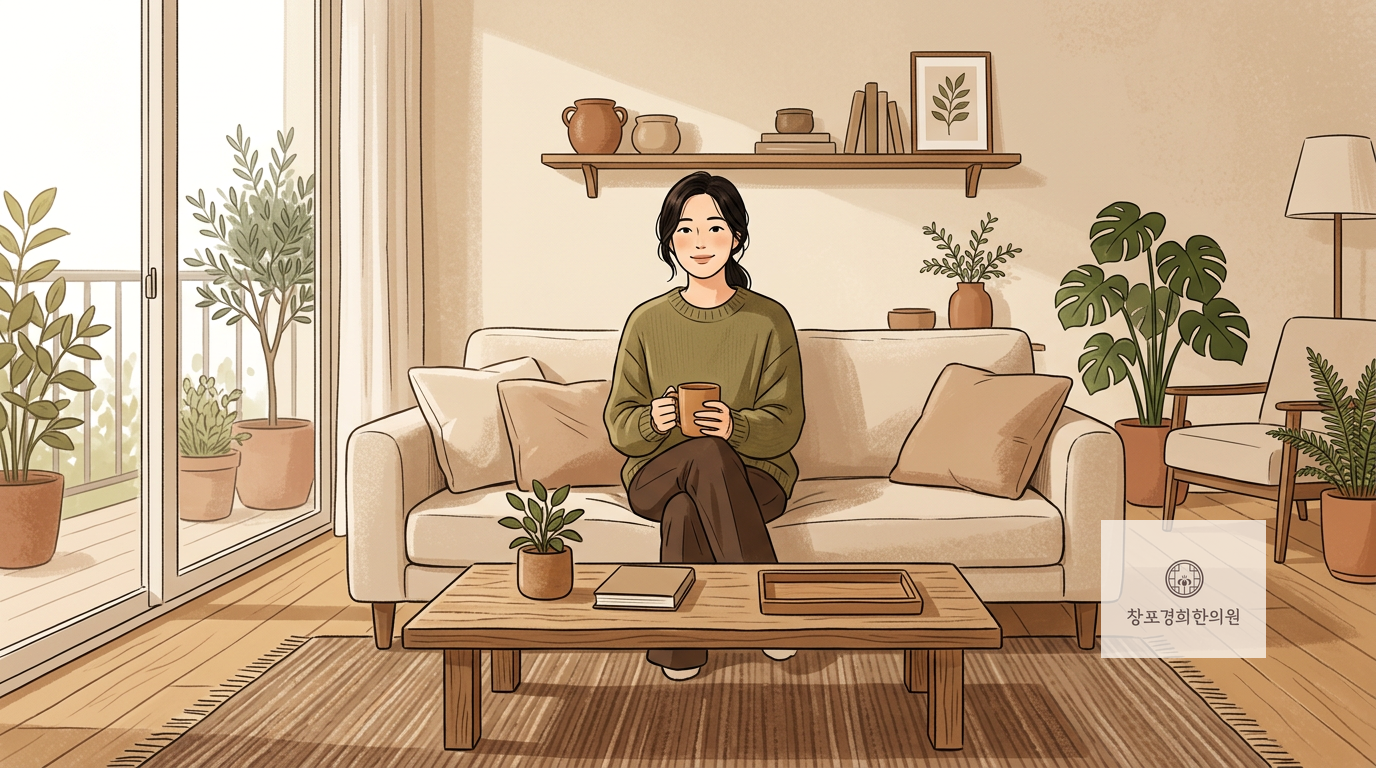 회복 일러스트